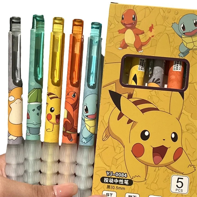 Pokémon Gel Pen - 5 Pcs.